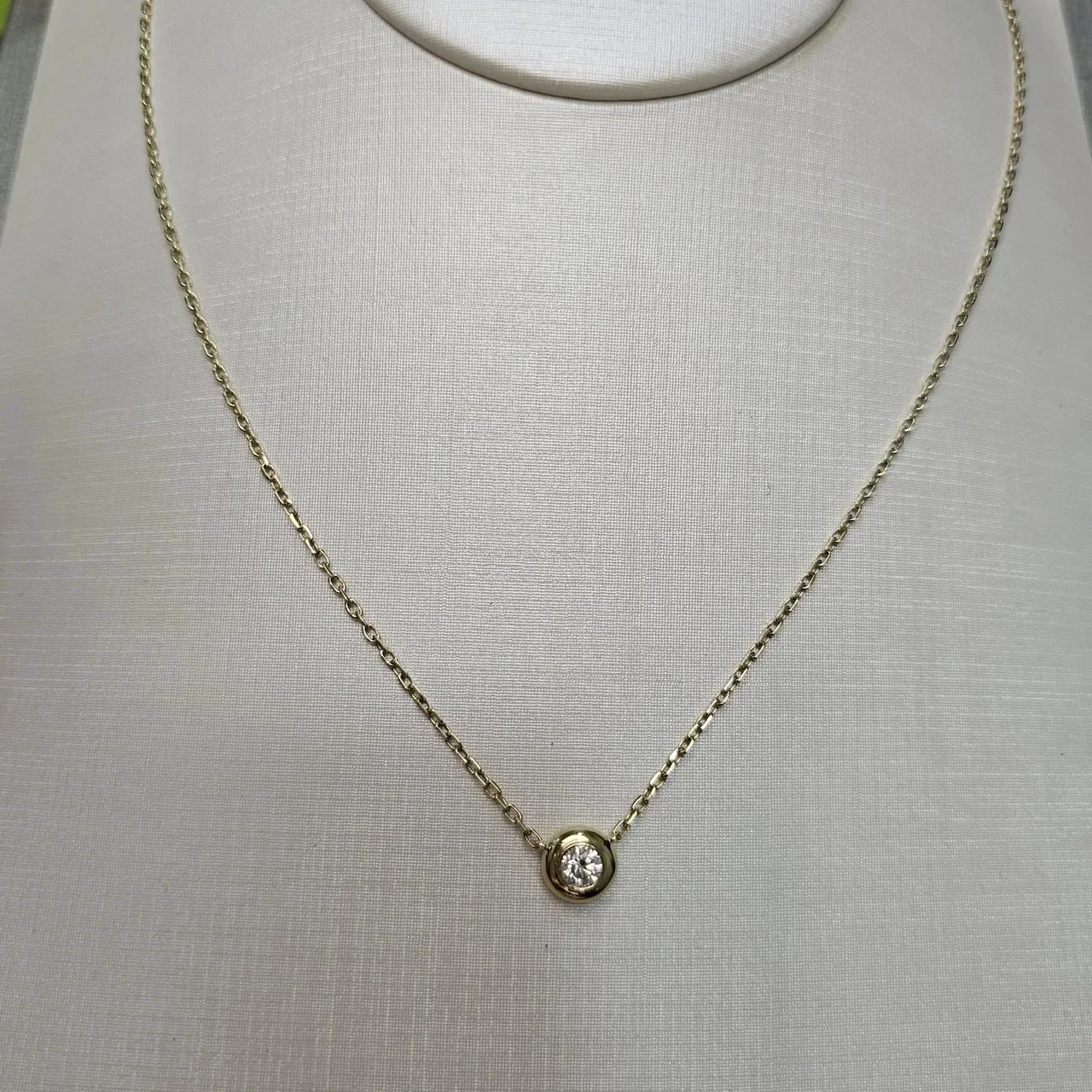 Колье Deimantas 116140031 0,32Ct SI1/I VG-Cut 46см  - фото 2