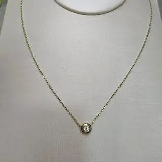 Колье Deimantas 116140031 0,32Ct SI1/I VG-Cut 46см 