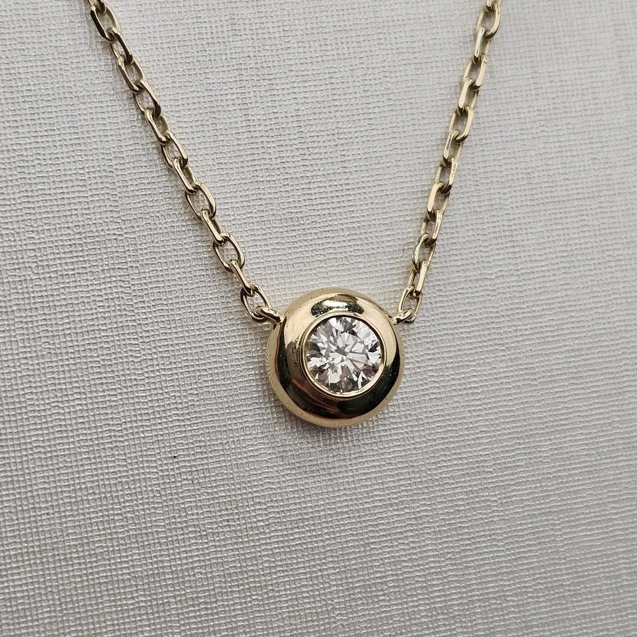 Колье Deimantas 116140031 0,32Ct SI1/I VG-Cut 46см 