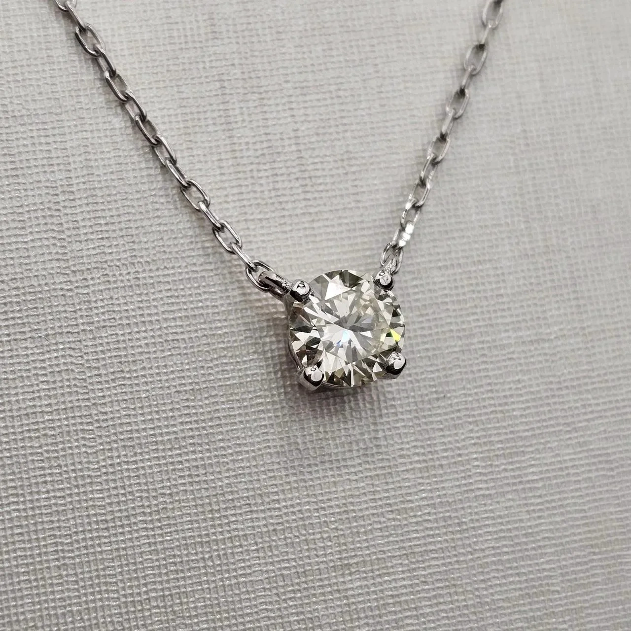 Колье Deimantas 116139990 0,51Ct VS1/L VG-Cut 46см  - фото 3