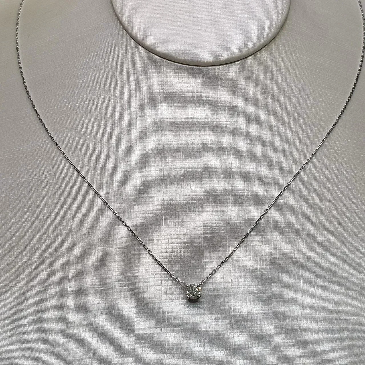 Колье Deimantas 116139990 0,51Ct VS1/L VG-Cut 46см  - фото 2