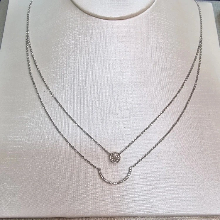 Колье Deimantas 106086061 45см 4,11гр 0,125ct. 