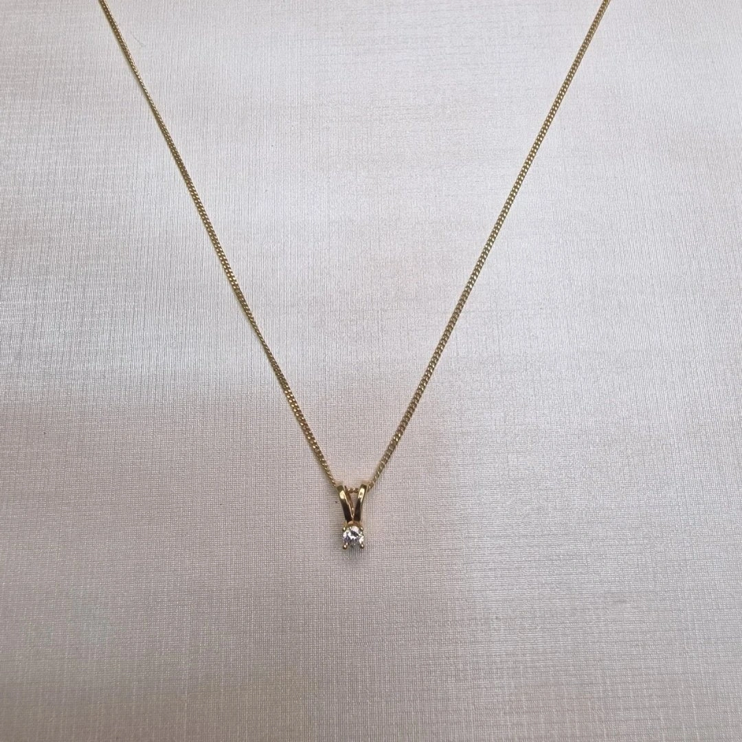 Колье Deimantas 105630618 40см 0,99гр 0,22ct. 
