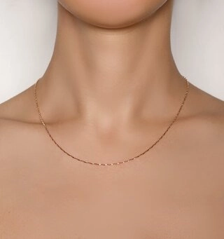 Цепь Бронницкий Ювелир 11038161845 45см 2,8гр. 