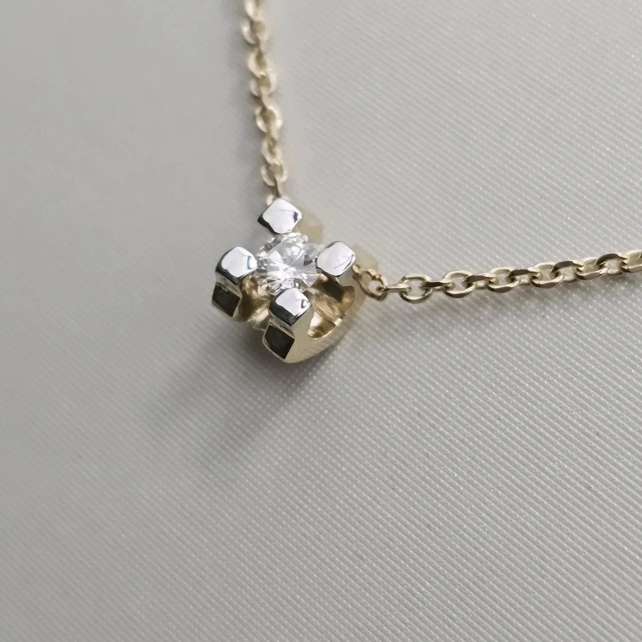 Кулон Deimantas 115578687 0.091Ct VS2/J VG-Cut 45см  - фото 3