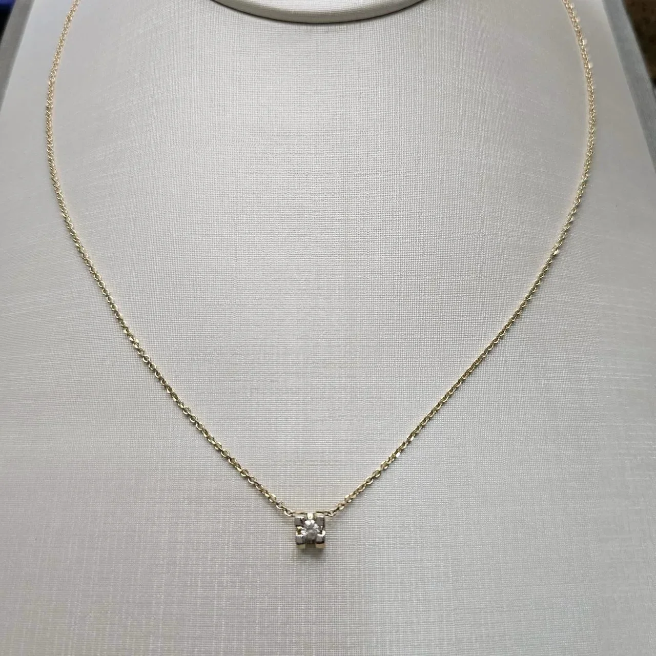 Кулон Deimantas 115578687 0.091Ct VS2/J VG-Cut 45см 