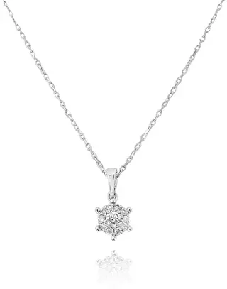 Колье Goldos Premium SDP1824W 45см 1,9гр 0,13ct. 