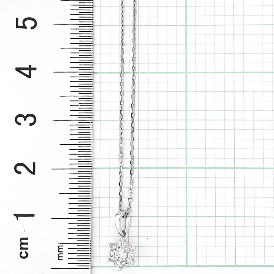 Колье Goldos Premium SDP1824W 45см 1,9гр 0,13ct. 
