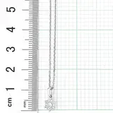Колье Goldos Premium SDP1824W 45см 1,9гр 0,13ct. 