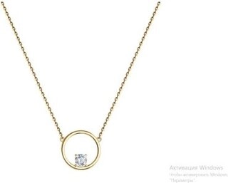 Цепь Diamant 51-170-00977-1 длина 45 см, вес 2.31 г золото, плетение якорное 