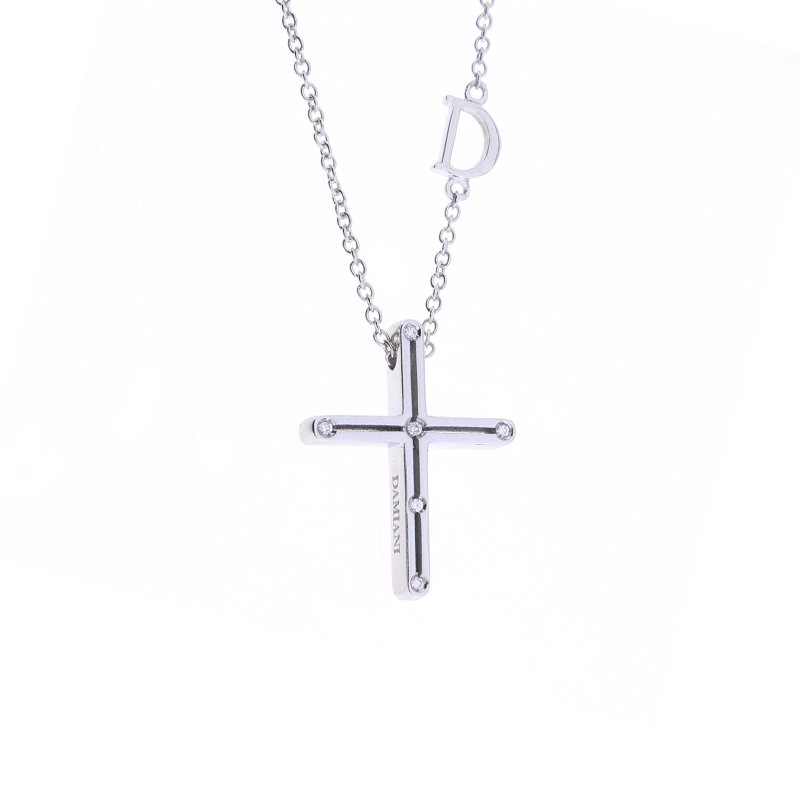 Колье Damiani 14407 д 45см 4,1гр 0,026ct.