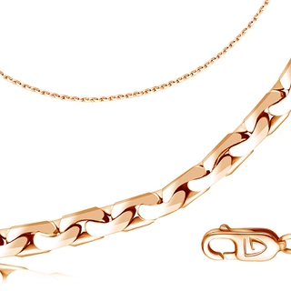 Цепь Бронницкий ювелир 11055141150 50см 4,97гр.  - фото 2