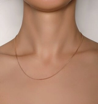 Цепь Бронницкий ювелир 11030210045 45см 3,04гр. 