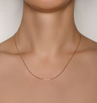 Цепь Бронницкий ювелир 11038164745 45см 2,93гр. 