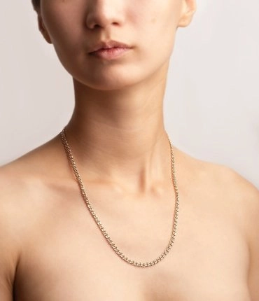 Цепь Талант 31-01-0070-30200 длина 50 см, вес 7.25 г золото, плетение нонна 