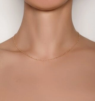 Цепь Бронницкий Ювелир 11025110040 40см 2,17гр. 