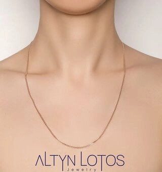 Цепь Бронницкий Ювелир 11030190155 55см 3,17гр. 