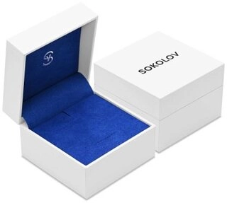 Цепь SOKOLOV Р50 581030408 длина 50 см, вес 2.48 г золото, плетение якорное 