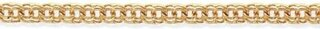 Цепь Золотой сезон БИ-05-Ц длина 50 см, вес 3.65 г золото, плетение бисмарк 