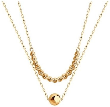 Колье Diamant 51-170-01177-1_45 длина 45 см вес 2.52 г золото, без вставок 