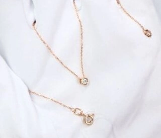 Колье Diamant 51-270-01080-1 длина 42 см вес 1.17 г золото, бриллиант 