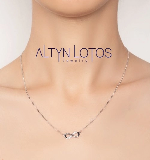 Колье Кристалл NL523 45см 2,79гр. 