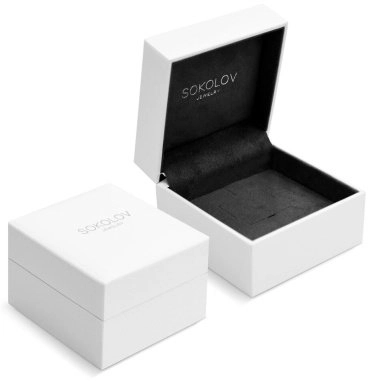 Цепь SOKOLOV 581080258-3 длина 50 см, вес 2.29 г золото, плетение снейк 