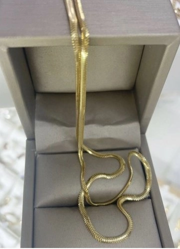Цепь Exclusive Gold 96468943 длина 55 см, вес 8.91 г золото, плетение снейк 