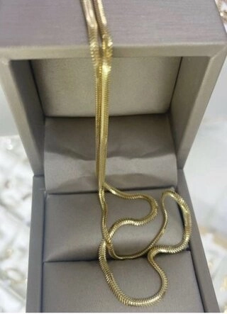 Цепь Exclusive Gold 96468943 длина 55 см, вес 8.91 г золото, плетение снейк 