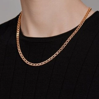 Цепь Золото России 600110285 TohaSharm длина 55 см, вес 14 г золото, плетение двойной ромб 