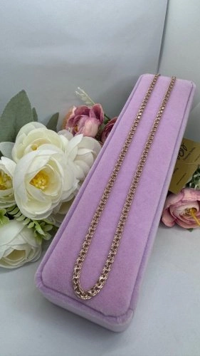 Цепь Костромское золото 570008023 длина 55 см, вес 10.96 г золото, плетение бисмарк 