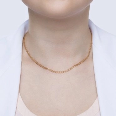 Цепь SOKOLOV 581050502 длина 45 см, вес 6.65 г золото, плетение лав 