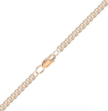 Цепь SOKOLOV 581050502_55 длина 55 см, вес 7.99 г золото, плетение лав 