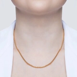 Цепь SOKOLOV 581070602 длина 50 см, вес 13.46 г золото, плетение бисмарк 