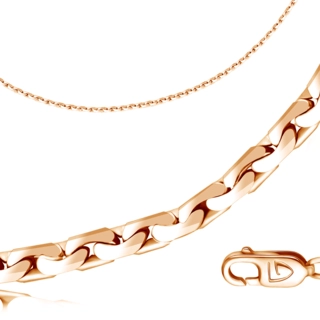 Цепь Бронницкий Ювелир 11055141150 50см 4,97гр. 