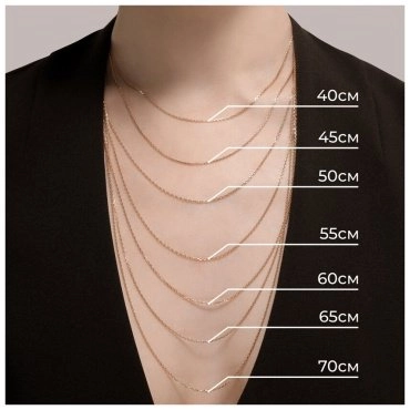 Цепь SOKOLOV 581010302 длина 50 см, вес 2.63 г золото, плетение двойной ромб 