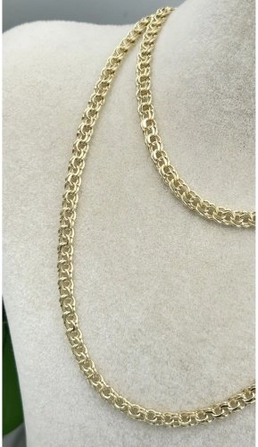 Цепь SOKOLOV 581070502-2 длина 60 см, вес 10.7 г золото, плетение бисмарк 