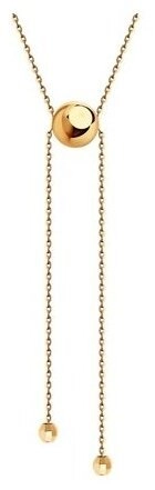 Колье Diamant 51-170-01190-1_45 длина 45 см вес 1.68 г золото, без вставок 