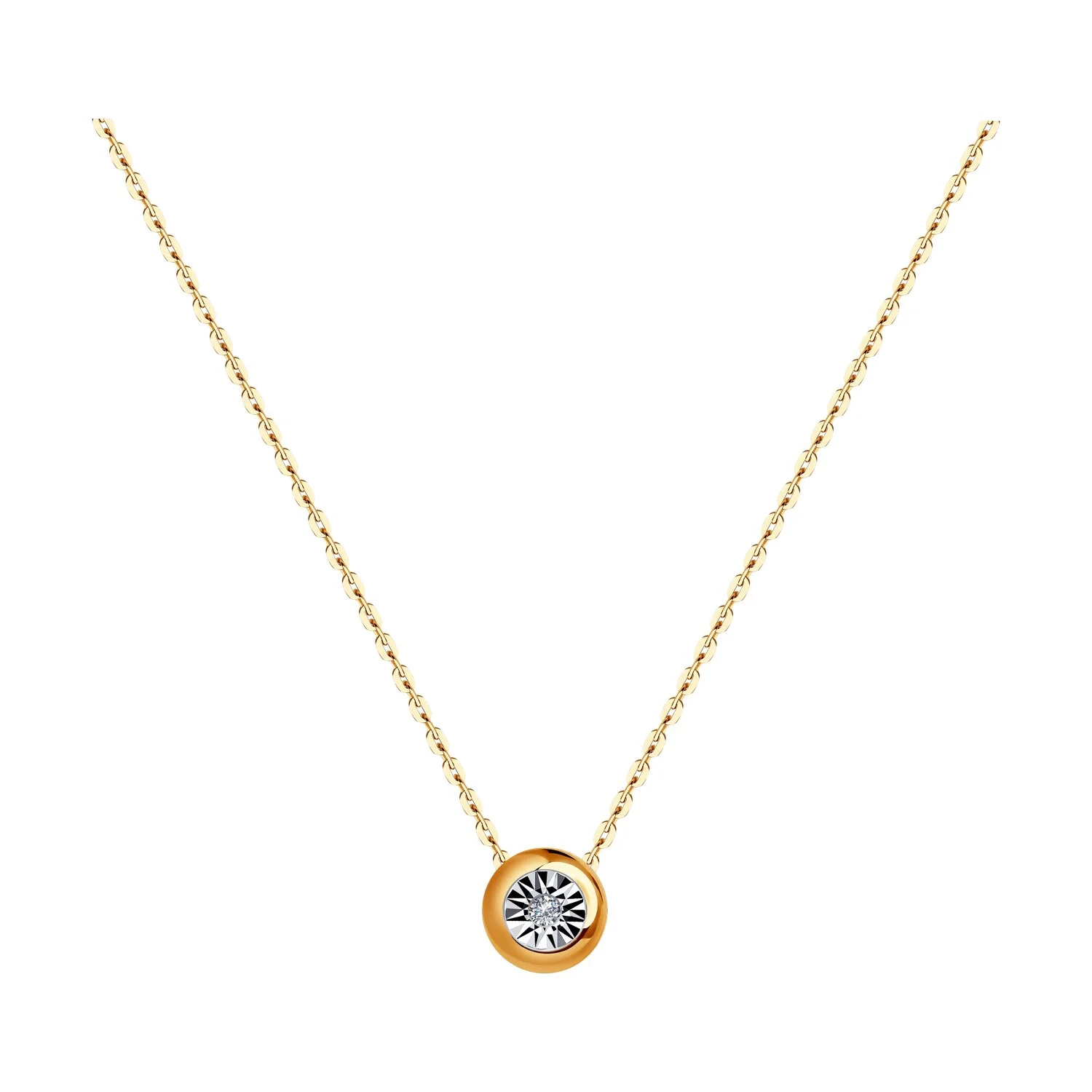 Колье Diamant 51-270-01074-1 42см 