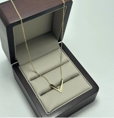 Колье Золото России 14643020_Gulnur gold 585 длина 45 см вес 1.4 г золото, без вставок 