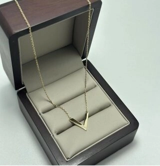 Колье Золото России 14643020_Gulnur gold 585 длина 45 см вес 1.4 г золото, без вставок 