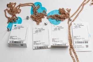 Цепь SOKOLOV 582020602-1 длина 55 см, вес 5.55 г золото, плетение нонна 