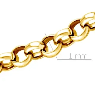 Цепь Бронницкий ювелир 51035340045м 1.57гр 