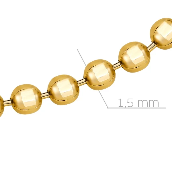 Цепь Бронницкий ювелир 51045233645 3.7гр 