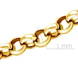 Цепь Бронницкий ювелир 51035340040м 1.44гр 