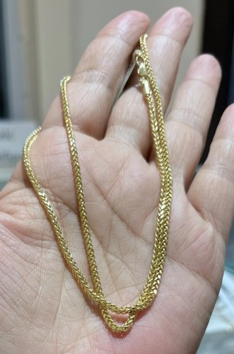 Цепь Exclusive Gold 75678 длина 55 см, вес 4.25 г золото, плетение колос 