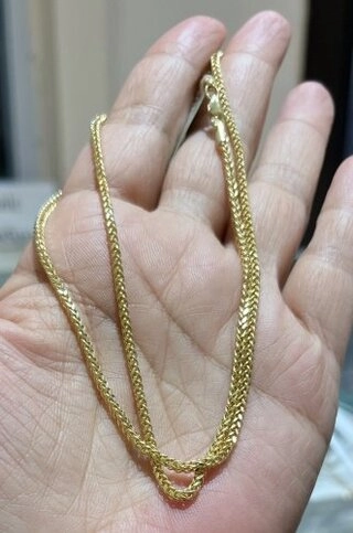 Цепь Exclusive Gold 75678 длина 55 см, вес 4.25 г золото, плетение колос 