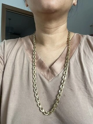 Цепь Exclusive Gold 657888 длина 70 см, вес 34.36 г золото, плетение фантазийное 