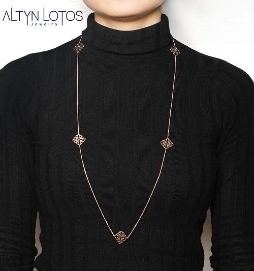 Колье Кристалл NM908 13,46гр. 