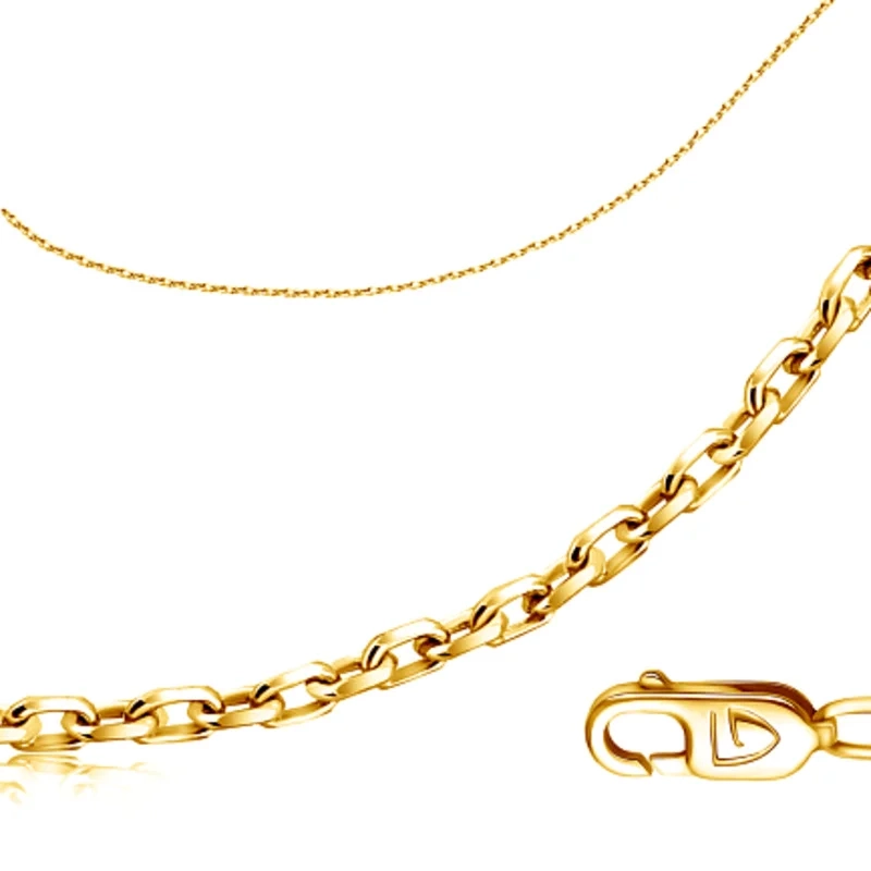 Цепь Бронницкий Ювелир 51045141445 45см 2,73гр.  - фото 2